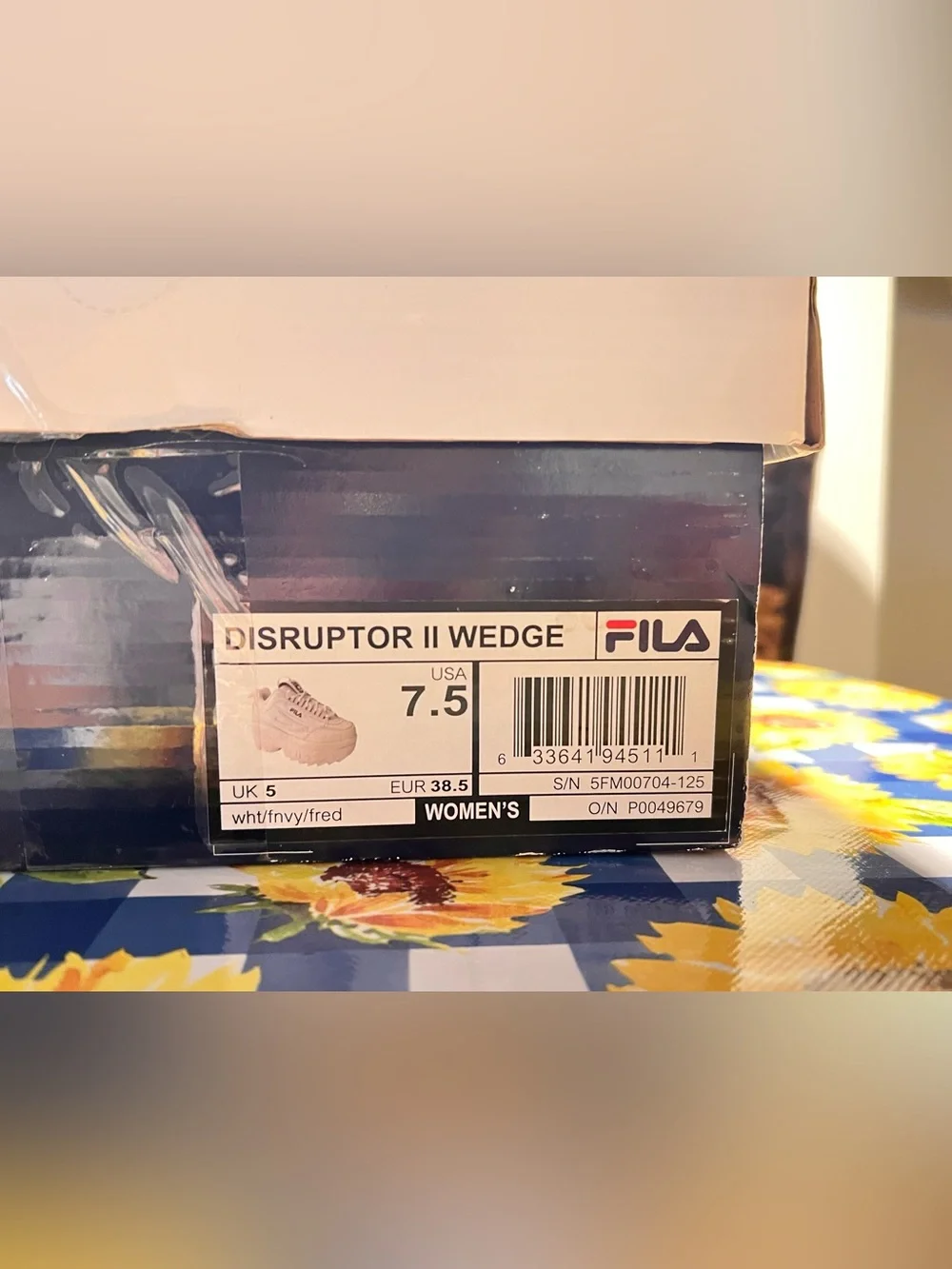 Fila White Women's Platform Sneakers - Chunky Sole